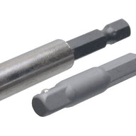 2pc 1/4in Drive Socket Adaptor and Bit Holder