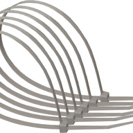 370mm x 4.8mm Silver Cable Ties