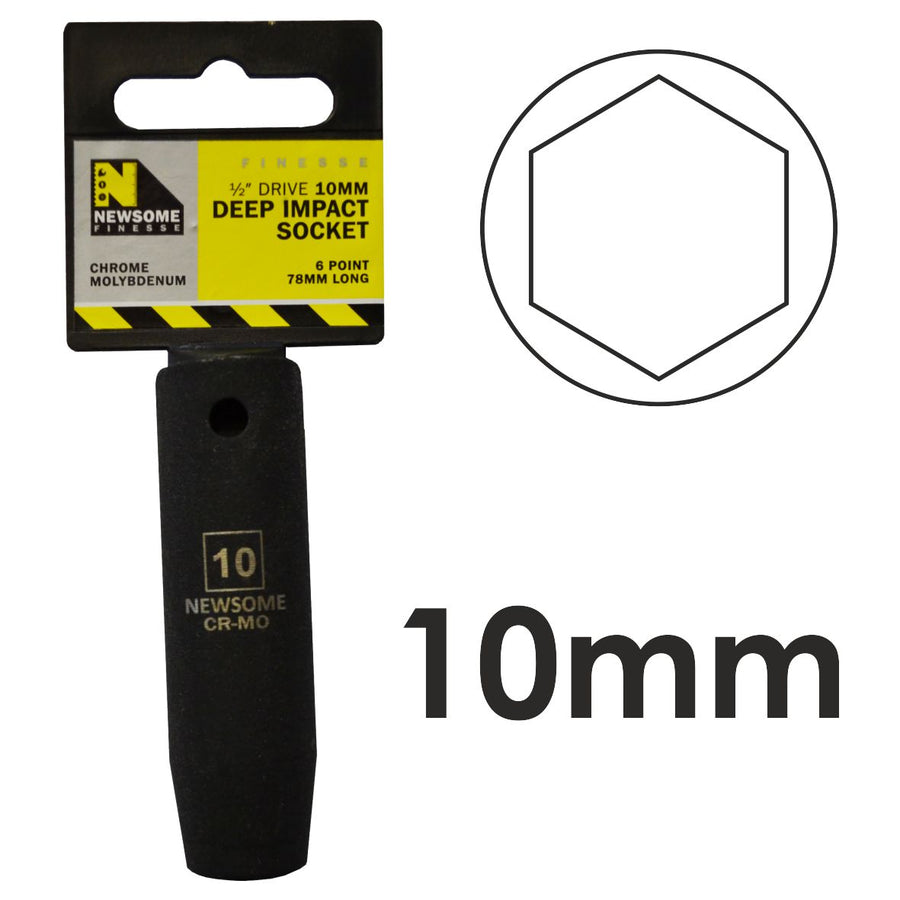 10mm 1/2in Drive Deep Impact Socket