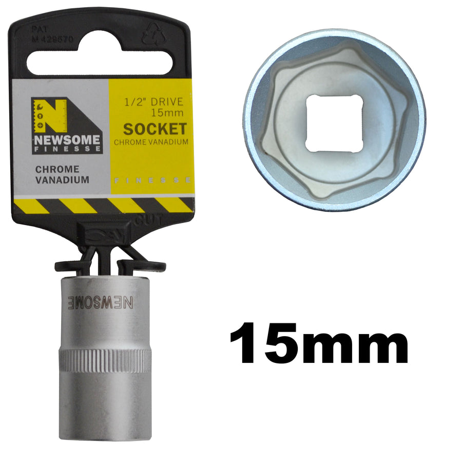 15mm 1/2in Drive Socket