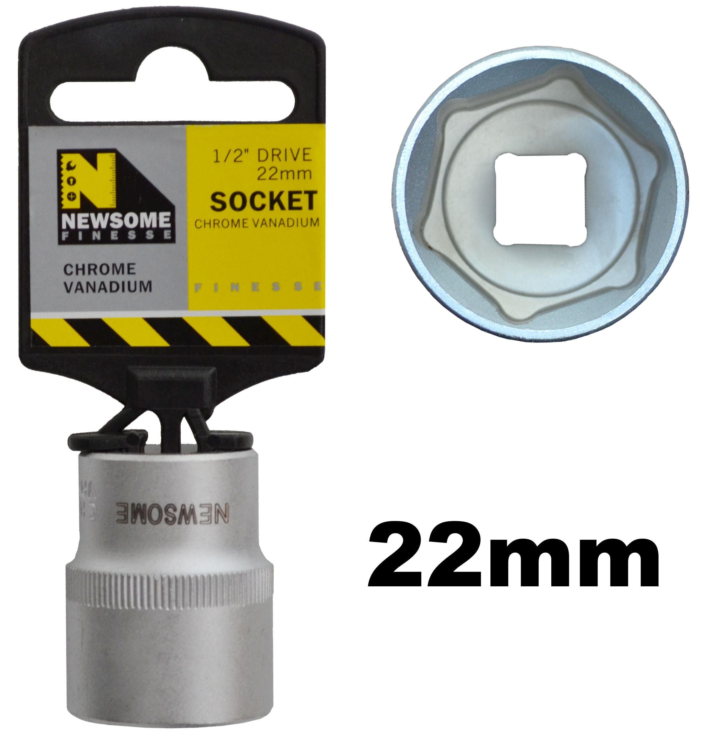 22mm 1/2in Drive Socket