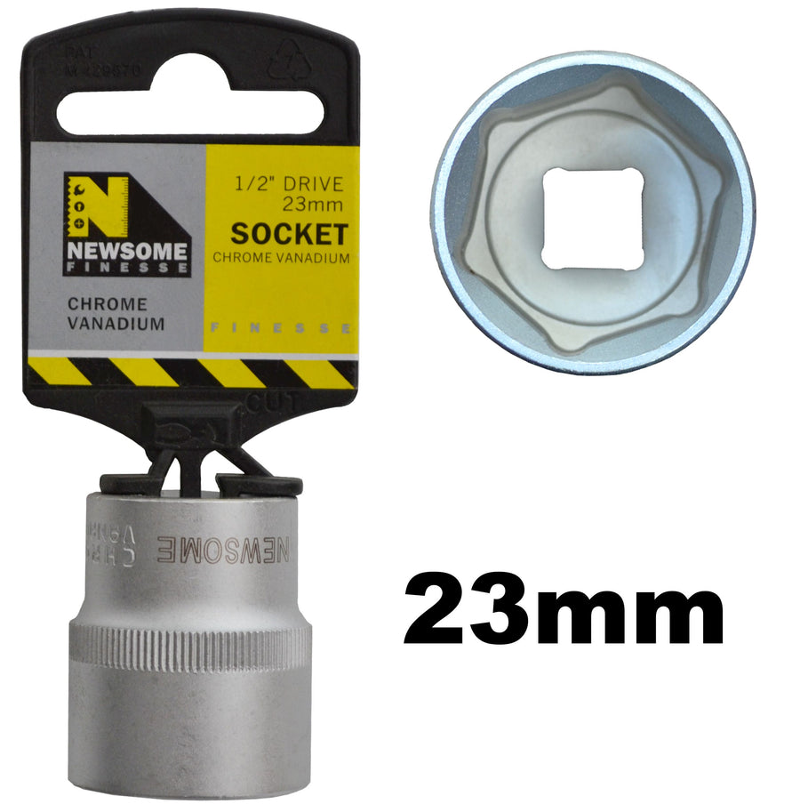 23mm 1/2in Drive Socket