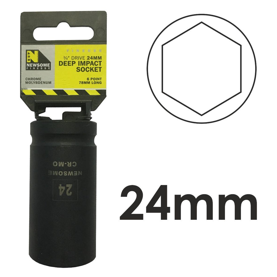 24mm 3/4in Drive Deep Impact Socket