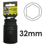 32mm 3/4in Drive Deep Impact Socket
