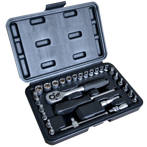 29pc 1/4in Drive Socket Set