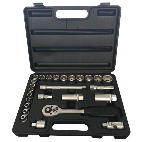 26pc 3/8in Drive Metric Socket Set