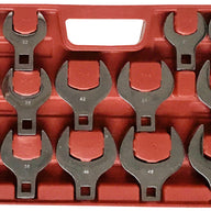 1/2in Drive 14pc Metric  Jumbo Crows Foot Wrench Set