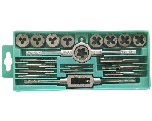 20pc Metric Carbon Tap and Die Set