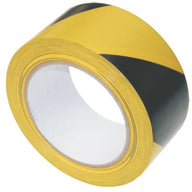 50mm x 33m Yellow and Black Hazard Tape