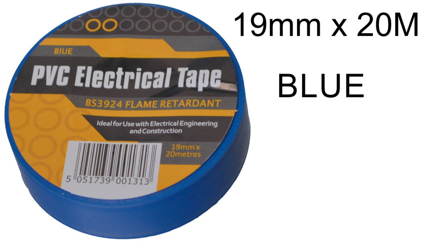 19mm x 20M Blue PVC Electrical Tape