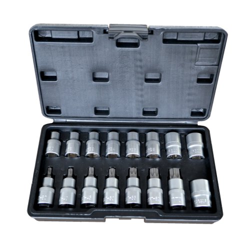 16pc 1/2in Drive Torx Socket Set